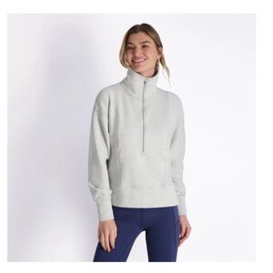 Te Verde Light Gray Cowl Neck Sweater